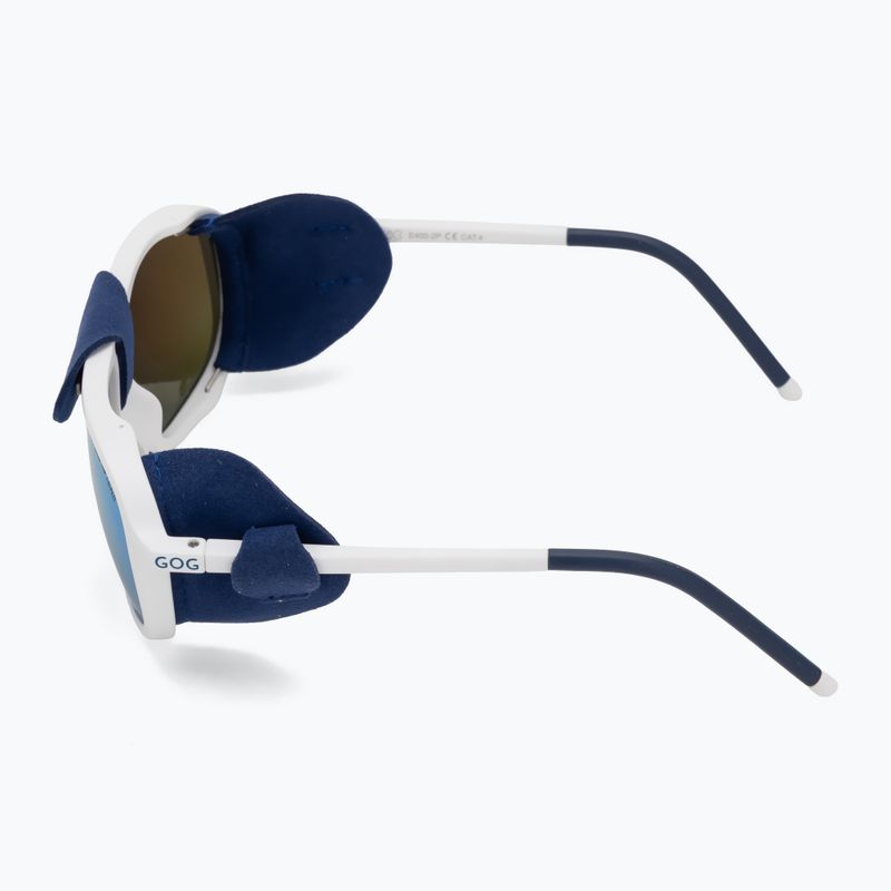 GOG Everest matt white/navy blue sunglasses 4