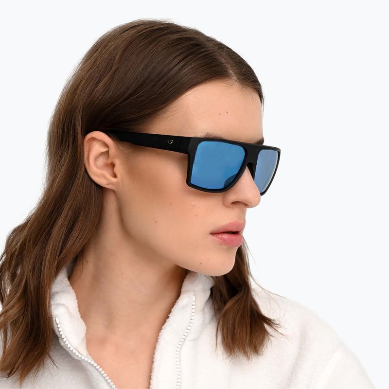 Sunglasses GOG Nazca matt black/reflex white blue 4