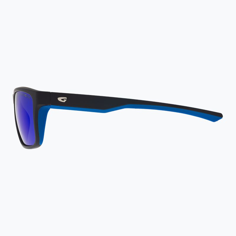 Sunglasses GOG Levante matte black/blue/reflex blue 3
