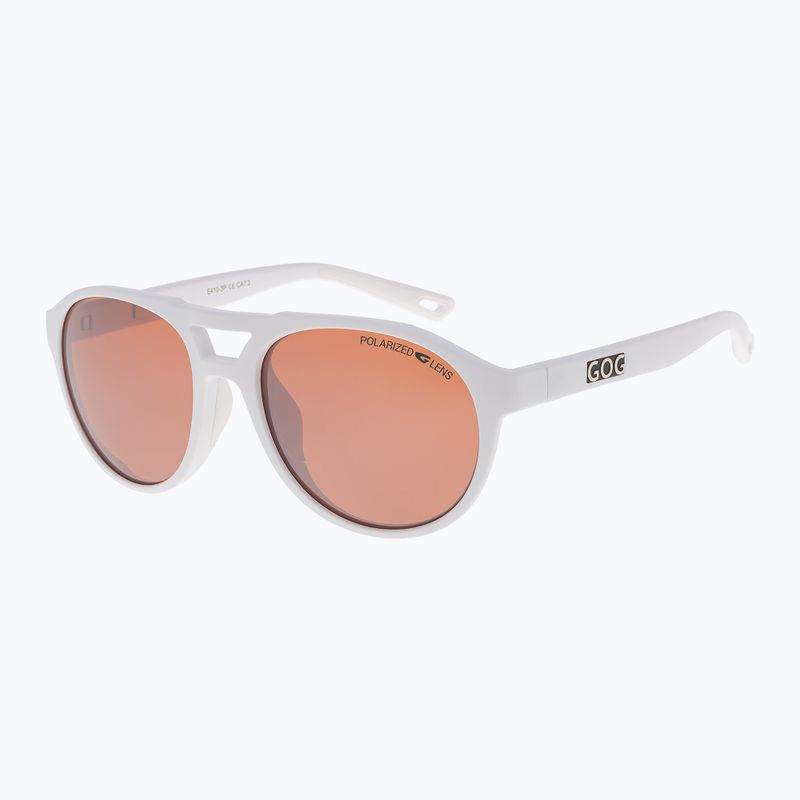 Sunglasses GOG Nanga matt white/reflex silver 2