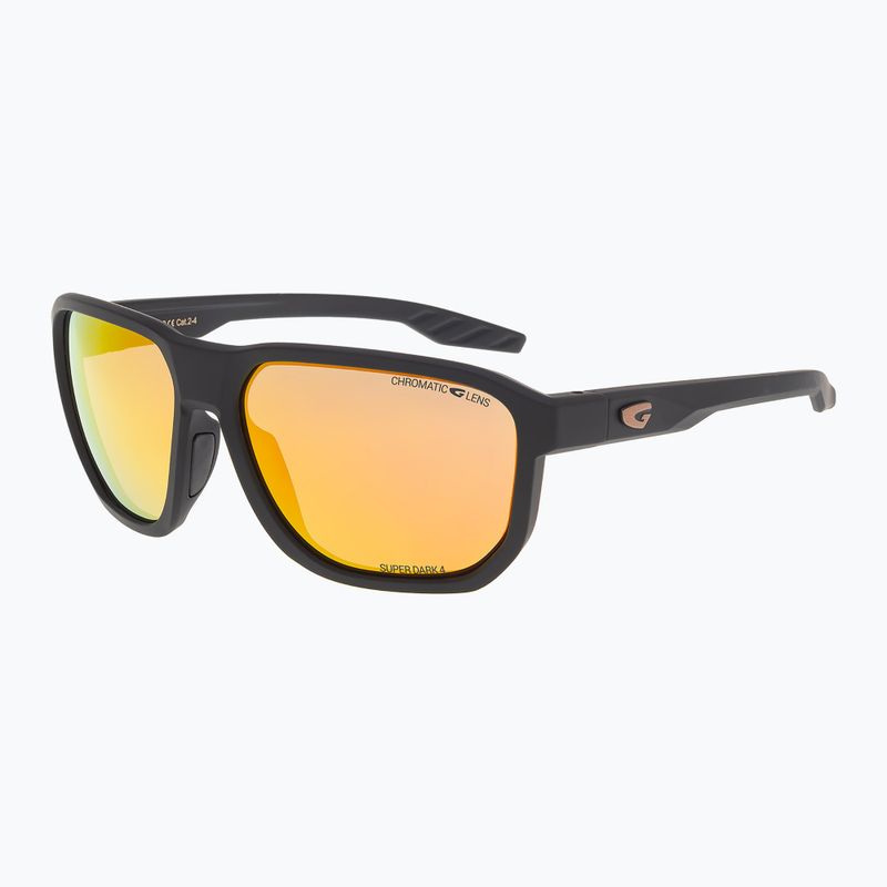 Sunglasses GOG Pamir matt metallic black/black/reflex gold 3
