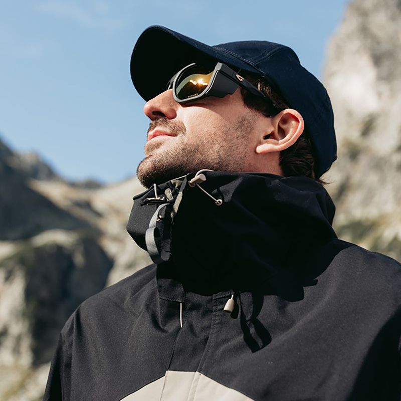 Sunglasses GOG Pamir matt metallic black/black/reflex gold 7