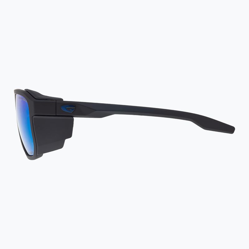 Sunglasses GOG Pamir matt metallic black/black/reflex white blue 5