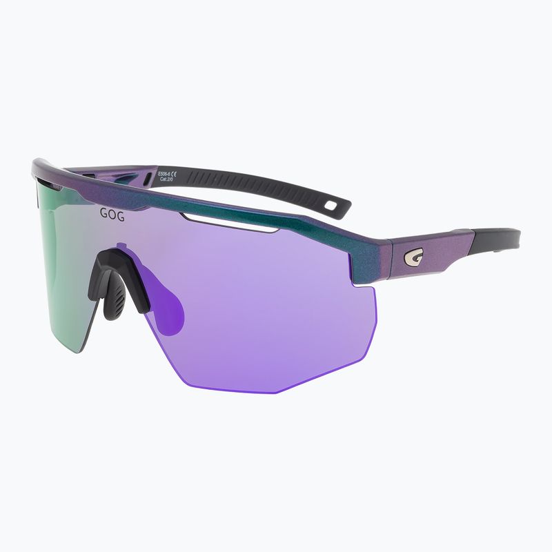 Sunglasses GOG Argo metallic purple/green reflex purple