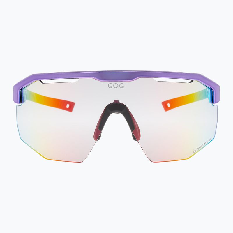 GOG Argo C sunglasses metallic purple/black reflex red 2