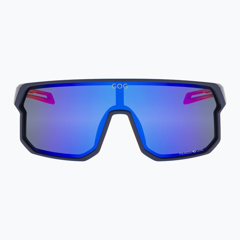 Sunglasses GOG Vidar matt navy blue/orange reflex blue 2