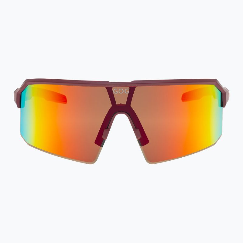 Sunglasses GOG Nanna matt burgundy/orange reflex black/red 2