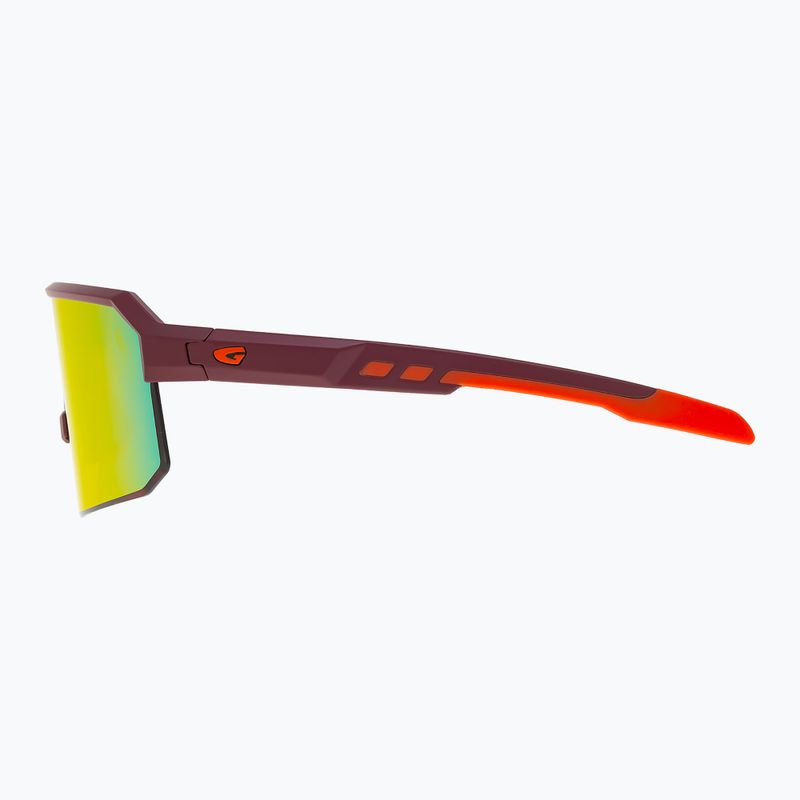 Sunglasses GOG Nanna matt burgundy/orange reflex black/red 3