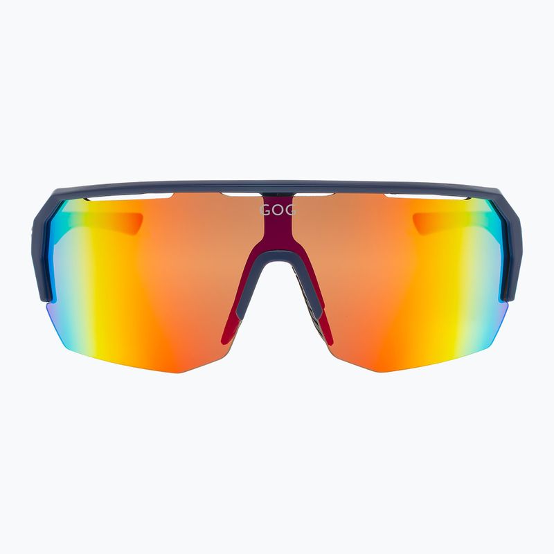 Sunglasses GOG Bragi navy blue/red reflex black/red 2