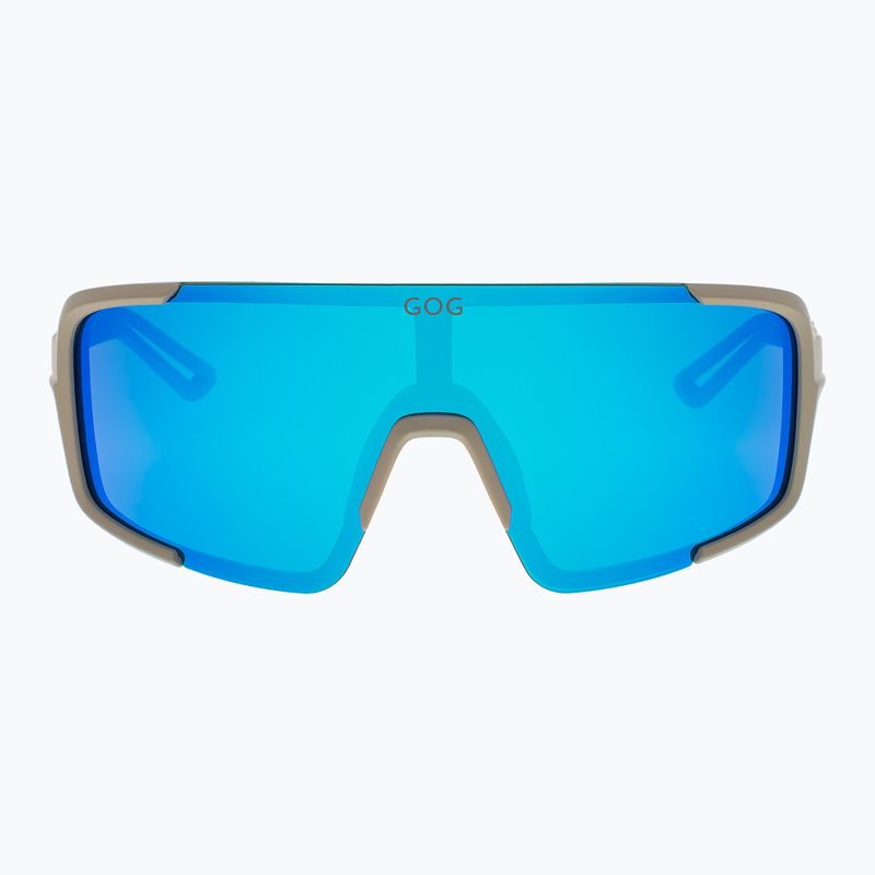 Sunglasses GOG Magni matt brown/khaki reflex white/blue 2
