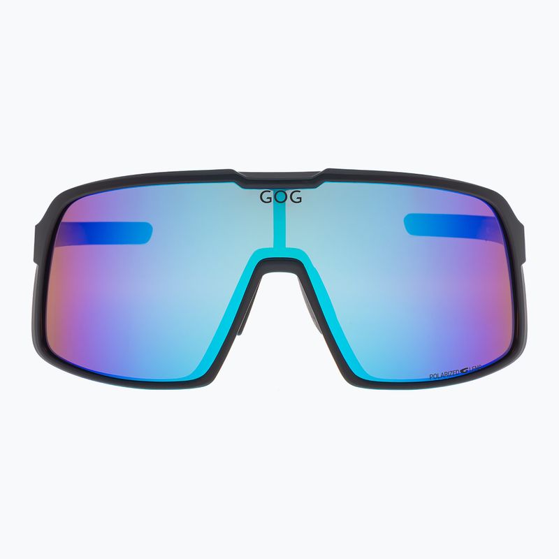 Sunglasses GOG Kari matt black/reflex white/blue 2