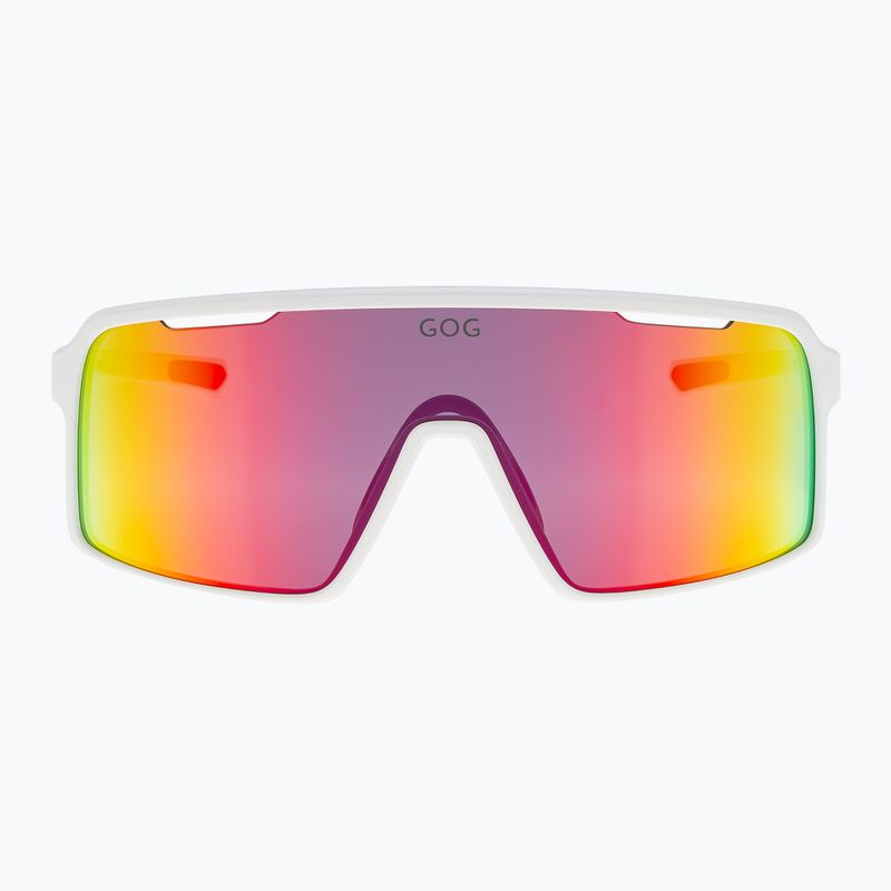 Sunglasses GOG Enki matt white/black reflex black/red 2