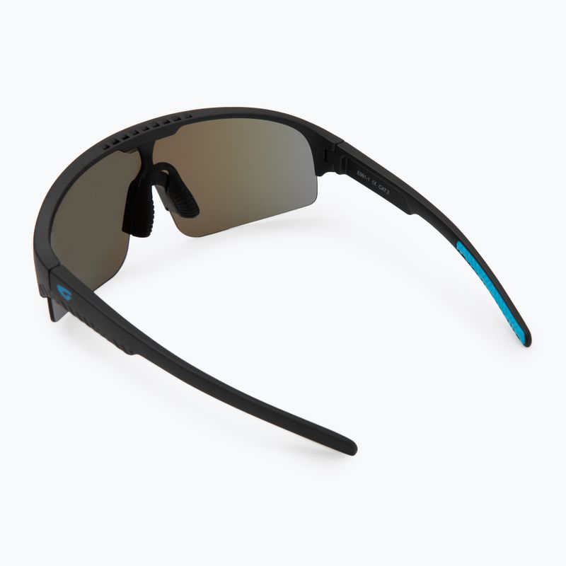 Children's sunglasses GOG Petra matt black/blue reflex blue 2