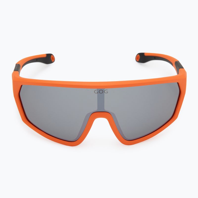 Children's sunglasses GOG Flint matt neon orange/black reflex silver 3