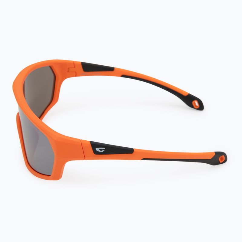 Children's sunglasses GOG Flint matt neon orange/black reflex silver 4