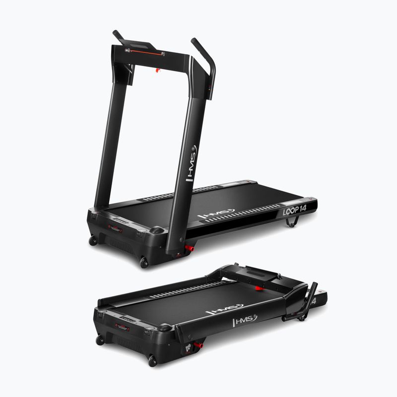 Electric treadmill HMS LOOP14 black 4