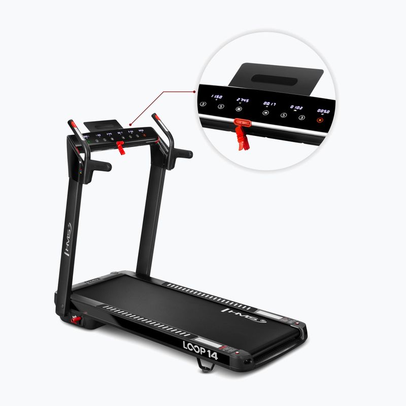 Electric treadmill HMS LOOP14 black 13