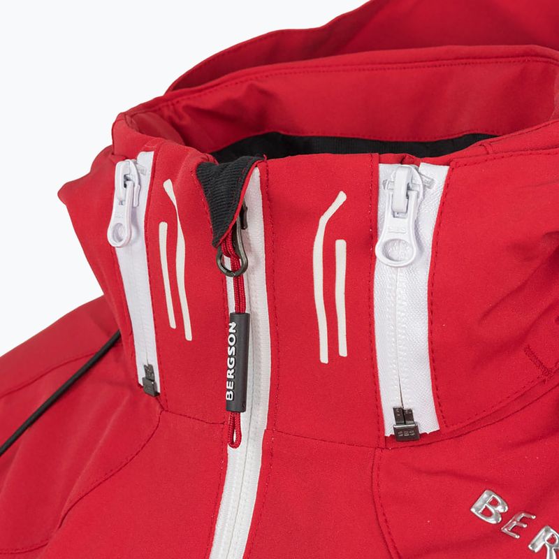 Women's ski jacket BERGSON Issue Stx chinese red 5