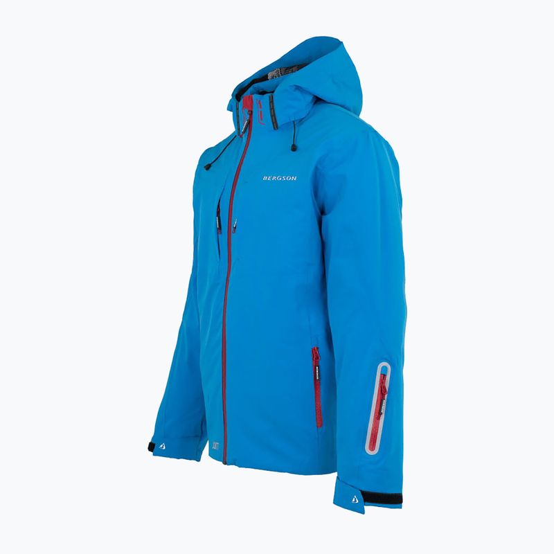 Men's ski jacket BERGSON Rivalry Stx ibiza blue 4