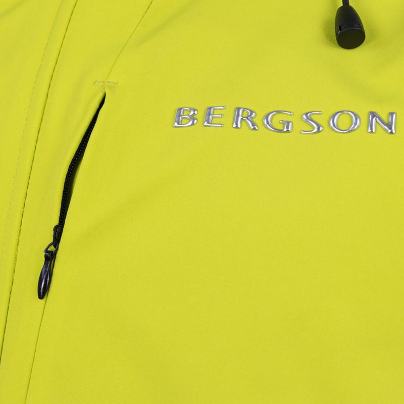 Men's ski jacket BERGSON Object Stx lemon 8