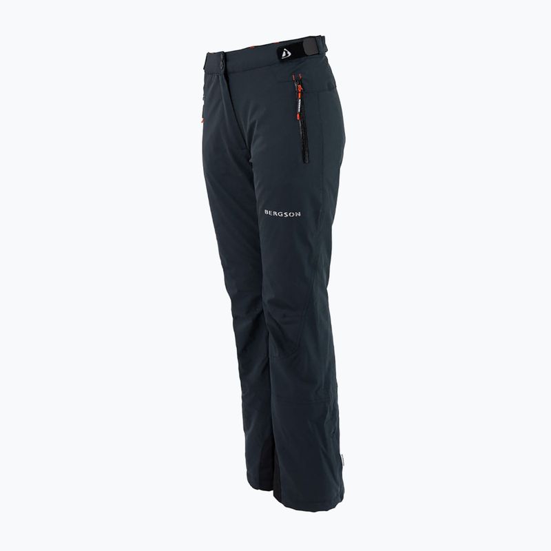 Women's ski trousers BERGSON Trophy Stx jet black 3