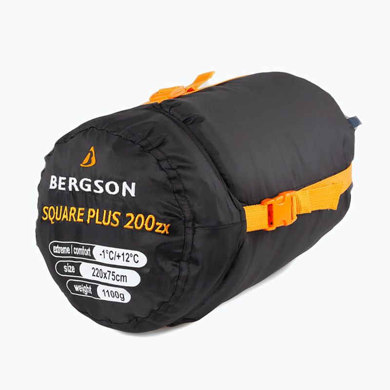 BERGSON Square Plus 200 ZX dark denim sleeping bag 2
