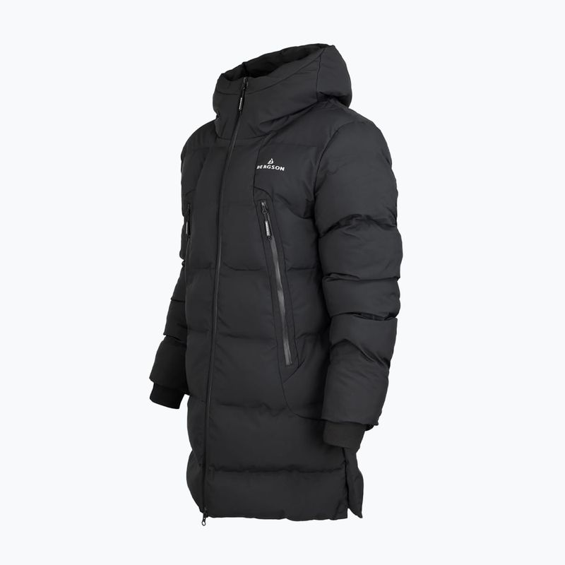 Men's insulated coat BERGSON Snow Leopard Primaloft black 4