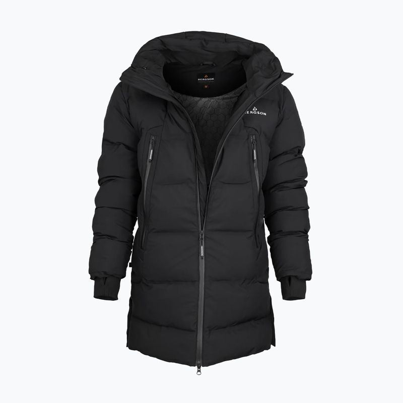 Men's insulated coat BERGSON Snow Leopard Primaloft black 5