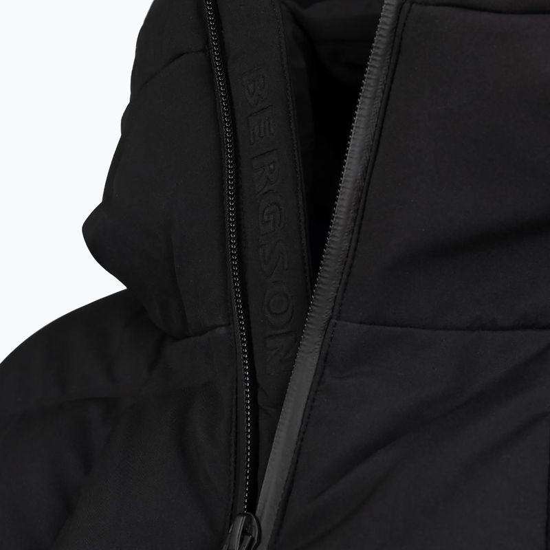 Men's insulated coat BERGSON Snow Leopard Primaloft black 6
