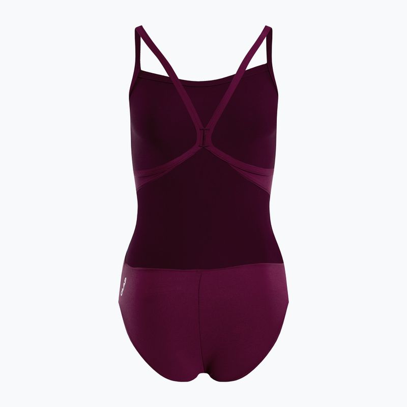 CLap Women's One-Piece Swimsuit Maroon CLAP102 2