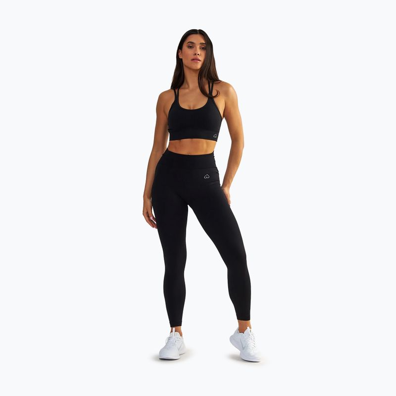 Women's training top BeShaped Shape Up light black 2