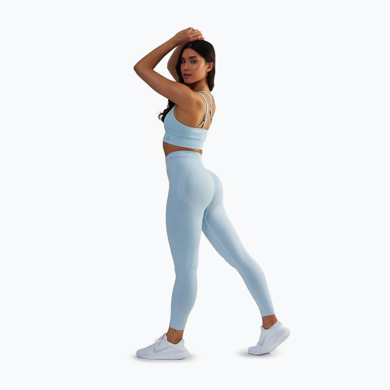 Women's training top BeShaped Shape Up light blue 3