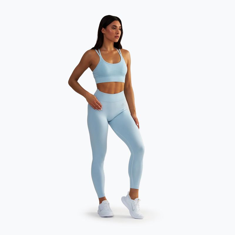 Women's training leggings BeShaped Shape Up dark light blue 2