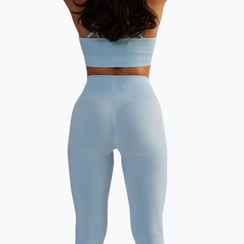 Women's training leggings BeShaped Shape Up dark light blue 6