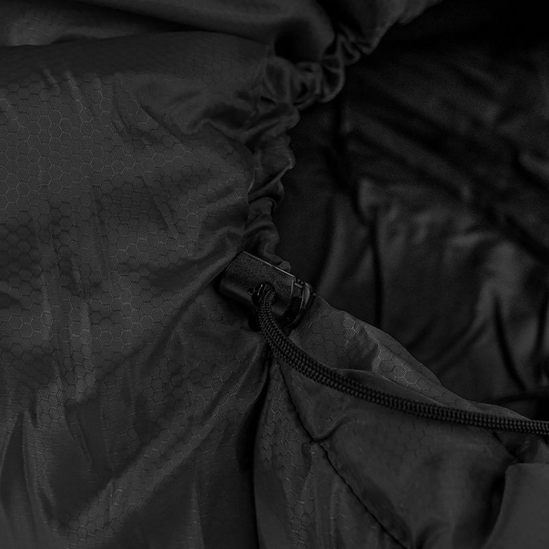 Alpinus Warm 1800 sleeping bag left black 5