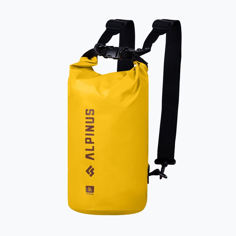Waterproof bag Alpinus Tutunendo-Hobart 5 l yellow 2