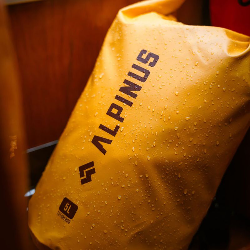 Waterproof bag Alpinus Tutunendo-Hobart 5 l yellow 6