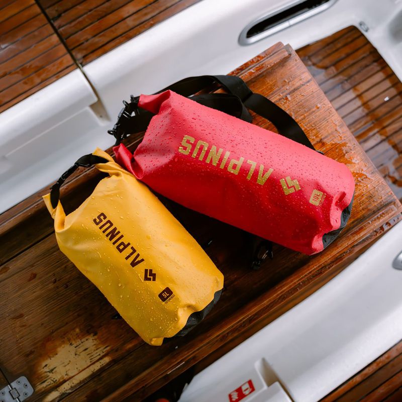 Waterproof bag Alpinus Tutunendo-Hobart 5 l yellow 7