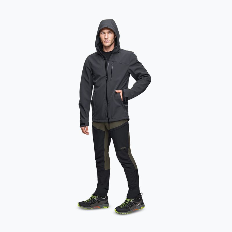 Men's softshell jacket Alpinus Roignais black/graphite 2