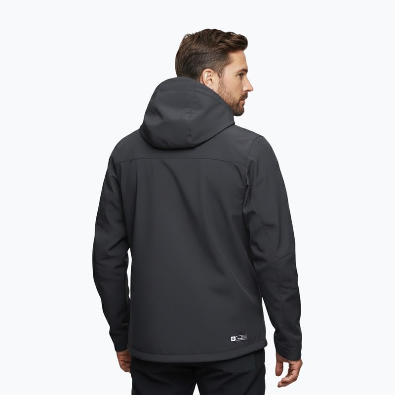 Men's softshell jacket Alpinus Roignais black/graphite 3