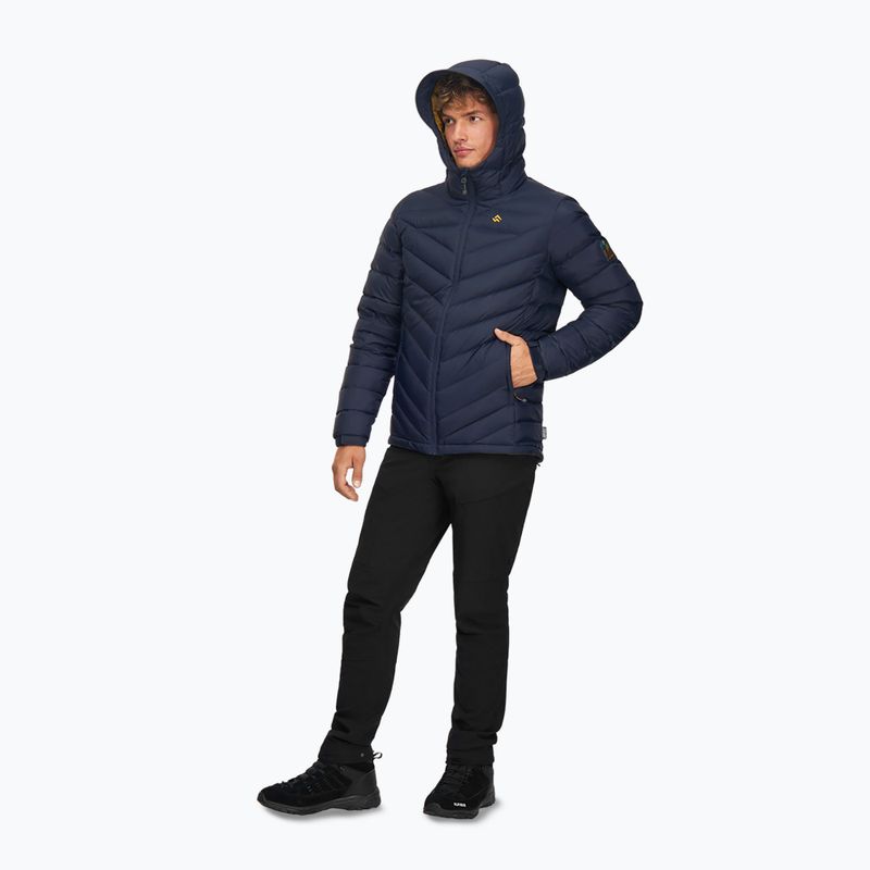 Men's Alpinus Monsivo navy/mustard down jacket 2