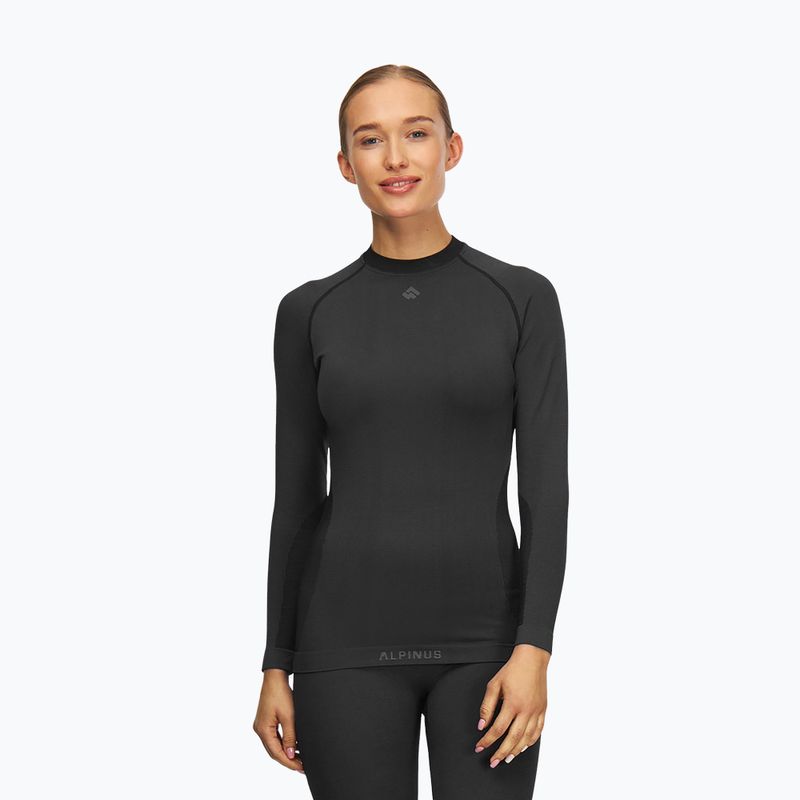 Women's thermal underwear set Alpinus Moelv Set black 2