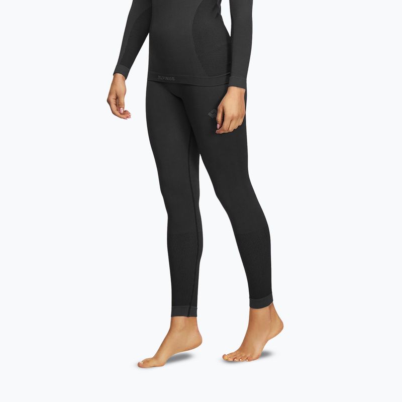 Women's thermal underwear set Alpinus Moelv Set black 4