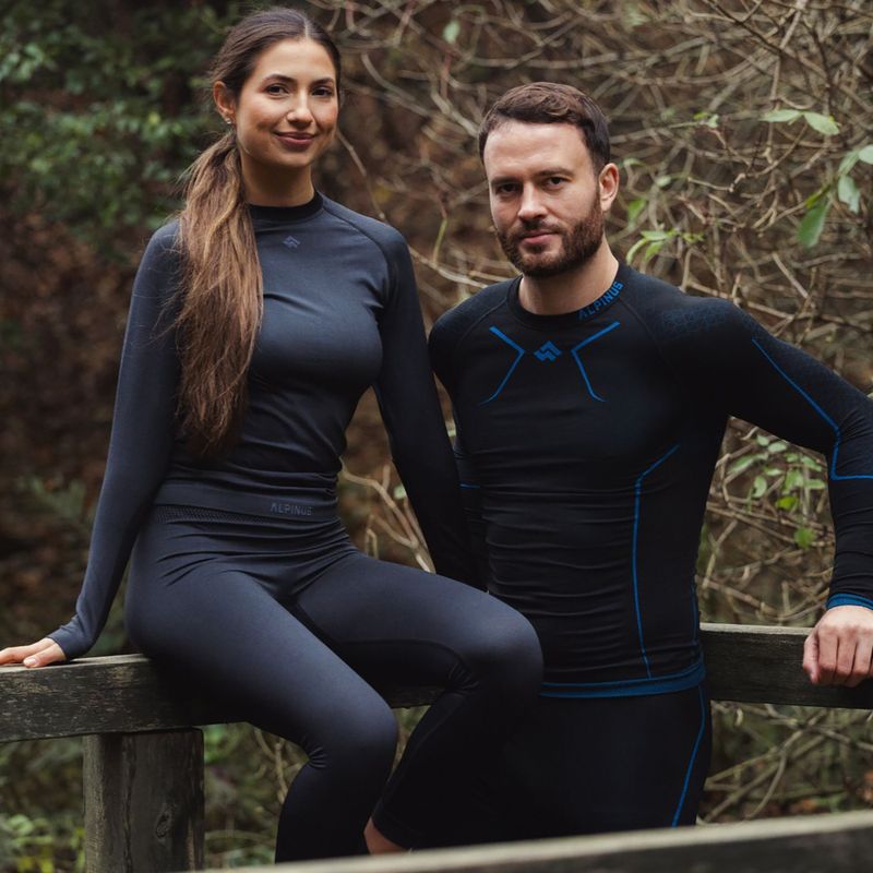 Women's thermal underwear set Alpinus Moelv Set black 10