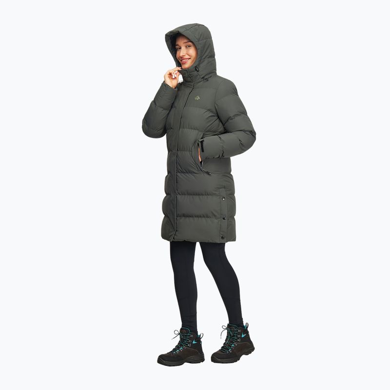 Womens insulated coat Alpinus Iparla olive green 3