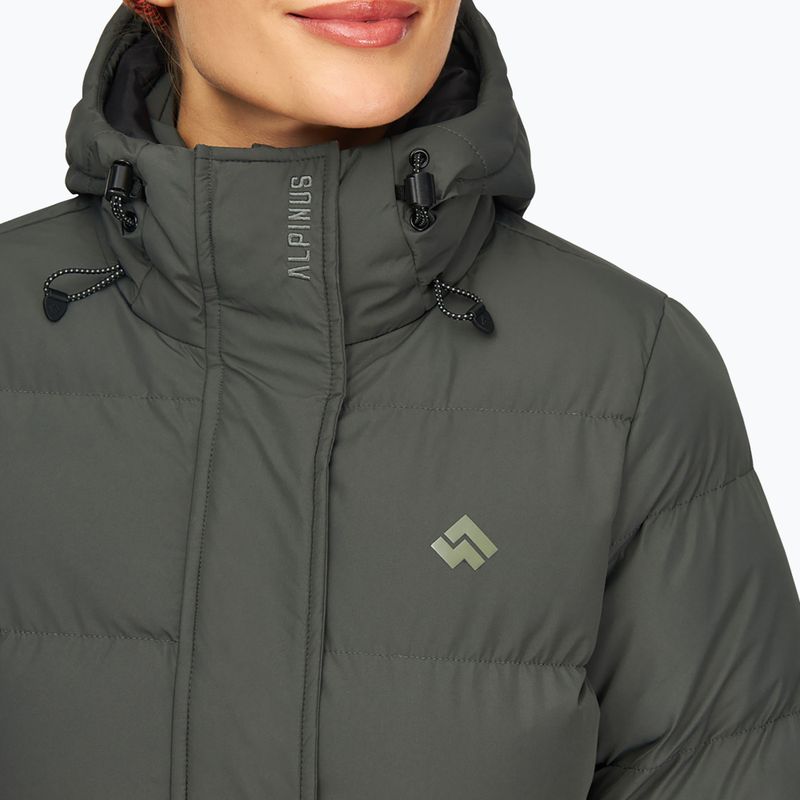Womens insulated coat Alpinus Iparla olive green 4
