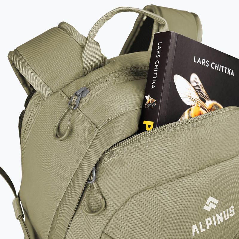 Alpinus Lecco 25 l light green hiking backpack 7