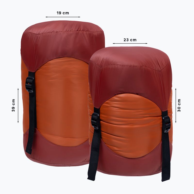 Alpinus Primalight 1200 sleeping bag right orange 8