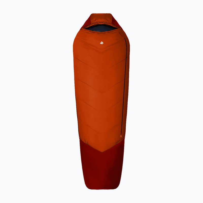 Alpinus Primalight 1200 sleeping bag left orange