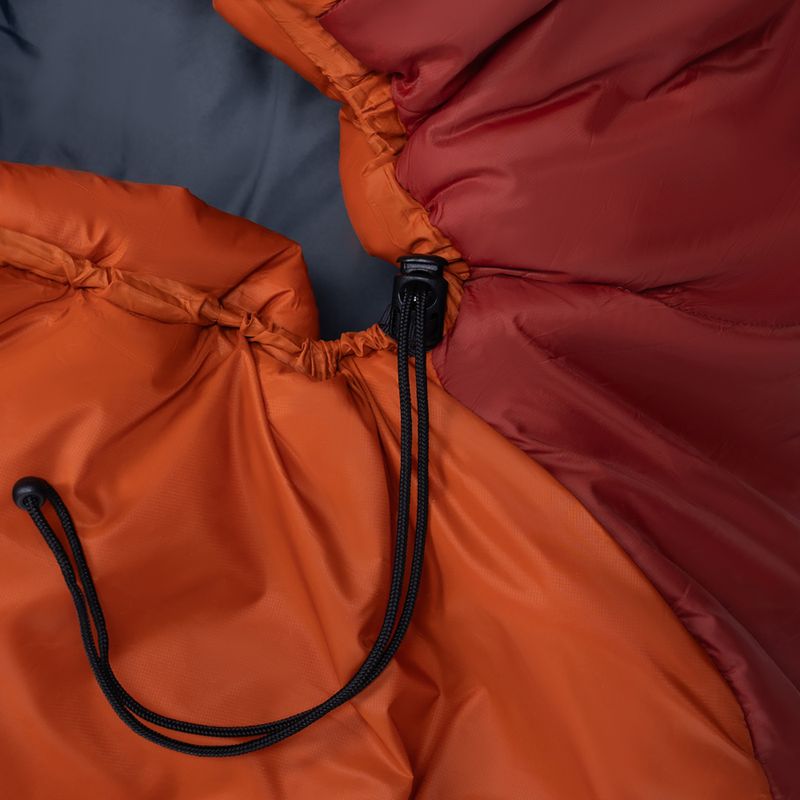 Alpinus Primalight 1200 sleeping bag left orange 3